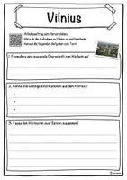 Vorschau - Unterrichtsreihen - Vilnius Lückentext mit Wortspeicher Hörverstehen und Suchsel - Seite 3