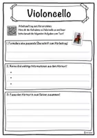 Vorschau - Unterrichtsreihen - Violoncello Lückentext mit Wortspeicher Hörverstehen und Suchsel - Seite 3