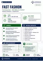 Vorschau - Stundenentwürfe - UE Fast Fashion Arbeitswelt 2/6 Englisch Oberstufe - Seite 1