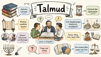 Vorschau - Arbeitsblätter - Arbeitsblätter zum Thema "Talmud" + Lösung & MP3 + Mindmap + Infografik - Seite 1