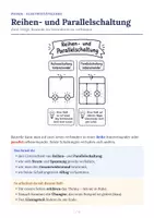 Vorschau - Arbeitsblätter - Reihen- und Parallelschaltung Physik Arbeitsheft - Seite 1