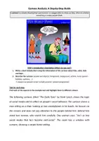 Vorschau - Arbeitsblätter - Cartoon Analysis: A Step-by-Step Guide 📝 - Deckblatt