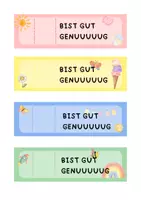 Vorschau - Anderer Materialtyp - „Du bist gut genug“ – Banderole für Duplo-Riegel (Abschiedsgeschenk zum Schuljahresende) - Deckblatt