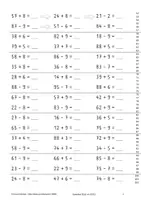 Vorschau - Fördermaterial/Inklusion - 5 min. Klassen-Screening, Zehnerübergänge ZE ± E (53 ± 9) (Förderdiagnostik) - Seite 2