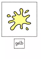 Vorschau - Bildkarten - Farben Bildkarten, Wortkarten DaZ, Wortschatz - Seite 3