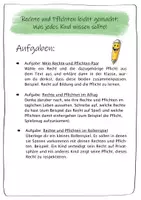 Vorschau - Arbeitsblätter - Kinderrechte und Pflichten – Ethik in der Grundschule leicht erklärt - Seite 3