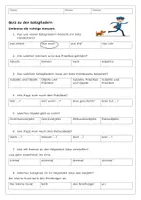 Vorschau - Arbeitsblätter - Quiz zu den Satzgliedern - Deckblatt