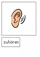 Vorschau - Bildkarten - Verben in der Schule Bildkarten, Wortkarten, DaZ, Wortschatz - Seite 2