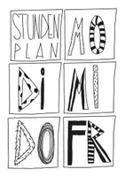 Vorschau - Mal- und Bastelvorlagen - Stundenplan / Classroommanagement - Seite 1