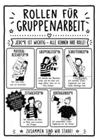 Vorschau - Mal- und Bastelvorlagen - Rollen für Gruppenarbeit / Classroommanagement - Deckblatt
