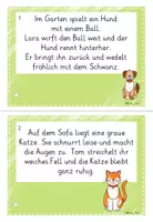 Vorschau - Arbeitsblätter - Laufdiktate Tiere kostenlos (Deutsch, Klasse 2, 3) - Seite 2