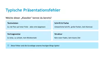 Vorschau - Stundenentwürfe - Richtig präsentieren - Präsentations-Bingo - Seite 3