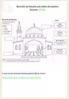 Vorschau - Arbeitsblätter - Die Moschee, Gebet, Waschung im Islam, fünf Säulen - Seite 3