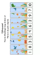 Voorbeeld - Cijferpuzzel voor kleuters (Thema zomer) - Voorblad