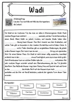 Vorschau - Unterrichtsreihen - Wadi Lückentext mit Wortspeicher Hörverstehen und Suchsel - Seite 1