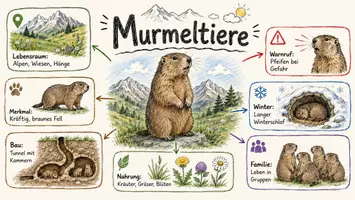 Vorschau - Arbeitsblätter - Lernplakat + Arbeitsblatt "Murmeltiere" + Onlineübung & MP3 + Infografik - Seite 3