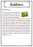 Vorschau - Unterrichtsreihen - Waldtiere Lückentext mit Wortspeicher Hörverstehen und Suchsel - Seite 2