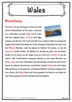 Vorschau - Unterrichtsreihen - Wales Lückentext mit Wortspeicher Hörverstehen und Suchsel - Seite 2