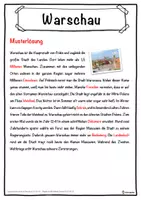 Vorschau - Unterrichtsreihen - Warschau Lückentext mit Wortspeicher Hörverstehen und Suchsel - Seite 2