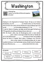 Vorschau - Unterrichtsreihen - Washington Lückentext mit Wortspeicher Hörverstehen und Suchsel - Seite 1