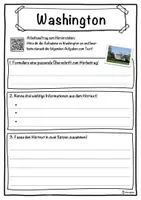 Vorschau - Unterrichtsreihen - Washington Lückentext mit Wortspeicher Hörverstehen und Suchsel - Seite 3