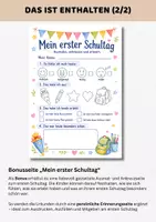 Vorschau - Arbeitsblätter - Willkommensgeschenk Einschulung | 3 Urkunden als Geschenk zum Schulanfang | Begrüßungsgeschenk 1. Klasse Grundschule - Seite 2
