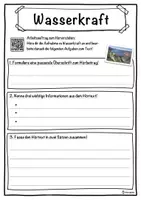 Vorschau - Unterrichtsreihen - Wasserkraft Lückentext mit Wortspeicher Hörverstehen und Suchsel - Seite 3