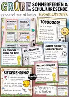 Vorschau - Arbeitsblätter - Abschied Grundschule - Abschiedsgeschenke & Grüße PAKET / Schuljahresende Sommerferien - Seite 1