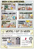 Vorschau - Arbeitsblätter - Abschied Grundschule - Abschiedsgeschenke & Grüße PAKET / Schuljahresende Sommerferien - Seite 2
