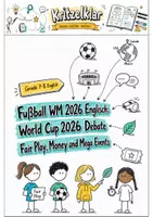 Vorschau - Stundenentwürfe - Fußball WM 2026 Englisch Klasse 9/10 Debate Pack - Deckblatt