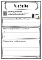 Vorschau - Unterrichtsreihen - Website Lückentext mit Wortspeicher Hörverstehen und Suchsel - Seite 3
