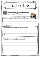 Vorschau - Unterrichtsreihen - Weichtiere Lückentext mit Wortspeicher Hörverstehen und Suchsel - Seite 3