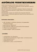 Vorschau - Arbeitsblätter - Lesetext für Partnerlesen "Chamäleon" DaZ - Seite 1