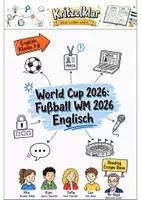 Vorschau - Arbeitsblätter - World Cup 2026 English Escape Room Klasse 7-8 - Deckblatt