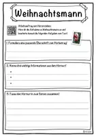 Vorschau - Unterrichtsreihen - Weihnachtsmann Lückentext mit Wortspeicher Hörverstehen und Suchsel - Seite 3