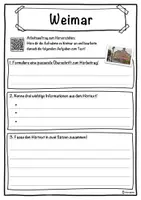Vorschau - Unterrichtsreihen - Weimar Lückentext mit Wortspeicher Hörverstehen und Suchsel - Seite 3