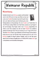 Vorschau - Unterrichtsreihen - Weimarer Republik Lückentext mit Wortspeicher Hörverstehen und Suchsel - Seite 2