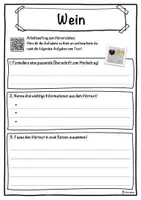 Vorschau - Unterrichtsreihen - Wein Lückentext mit Wortspeicher Hörverstehen und Suchsel - Seite 3