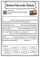 Vorschau - Unterrichtsreihen - Weiterführende Schule Lückentext mit Wortspeicher Hörverstehen und Suchsel - Seite 1