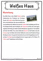 Vorschau - Unterrichtsreihen - Weißes Haus Lückentext mit Wortspeicher Hörverstehen und Suchsel - Seite 2