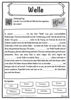 Vorschau - Unterrichtsreihen - Welle Lückentext mit Wortspeicher Hörverstehen und Suchsel - Seite 1