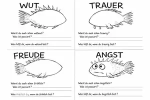 Vorschau - Stundenentwürfe - Gefühle kennenlernen am Beispiel von "Heute bin ich". Mit Fantasiereise und Stundenentwurf. - Seite 1
