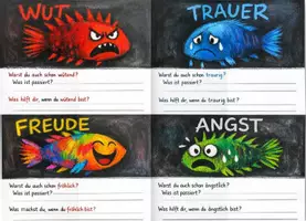 Vorschau - Stundenentwürfe - Gefühle kennenlernen am Beispiel von "Heute bin ich". Mit Fantasiereise und Stundenentwurf. - Deckblatt