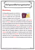 Vorschau - Unterrichtsreihen - Weltgesundheitsorganisation Lückentext mit Wortspeicher Hörverstehen und Suchsel - Seite 2
