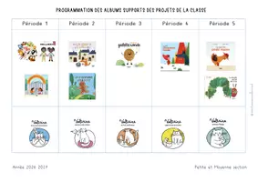Aperçu - Préparation de séquence / Séquence complète - prevision periode 2026 - Page de couverture