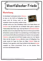 Vorschau - Unterrichtsreihen - Westfälischer Friede Lückentext mit Wortspeicher Hörverstehen und Suchsel - Seite 2