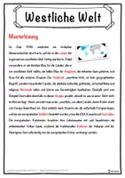 Vorschau - Unterrichtsreihen - Westliche Welt Lückentext mit Wortspeicher Hörverstehen und Suchsel - Seite 2