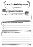 Vorschau - Unterrichtsreihen - Wiener Türkenbelagerungen Lückentext mit Wortspeicher Hörverstehen und Suchsel - Seite 3