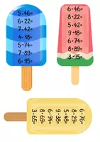 Vorschau - Aufgabenkarten - halbschriftliche Multiplikation - sommerliche Übungsaufgaben - Seite 2