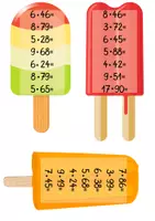Vorschau - Aufgabenkarten - halbschriftliche Multiplikation - sommerliche Übungsaufgaben - Seite 3